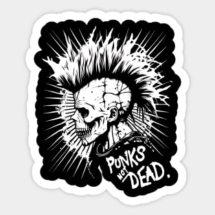 Punk Rock - Punks Not Dead Sticker